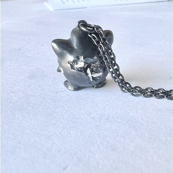 Tiffany & Co Jigglypuff Pokémon Pendant in Oxidized Silver with Diamonds - Picture 10 of 12